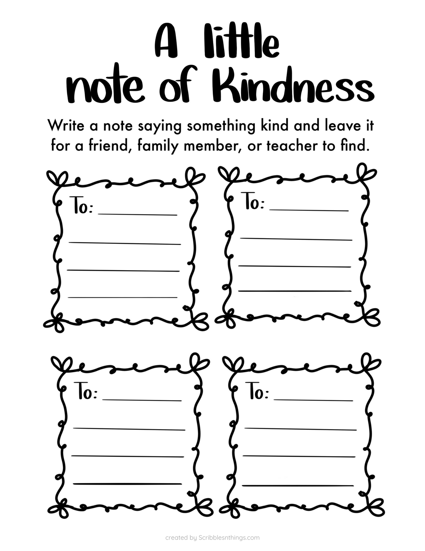 Kindness Activity Pack