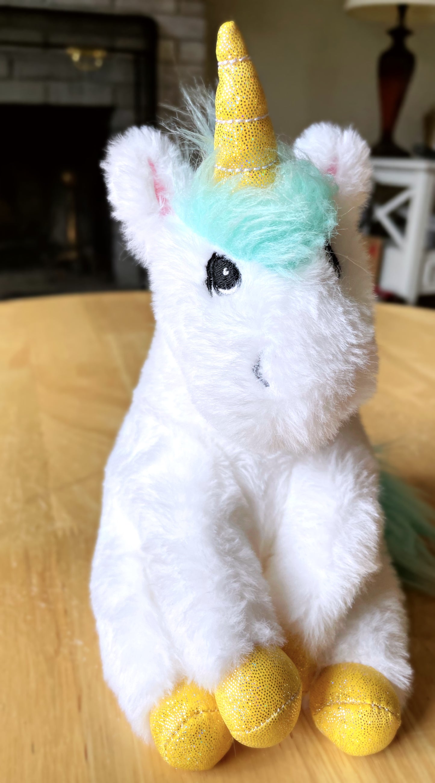 Gerald the Shaggy Unicorn Stuffed Animal + Reminder Box