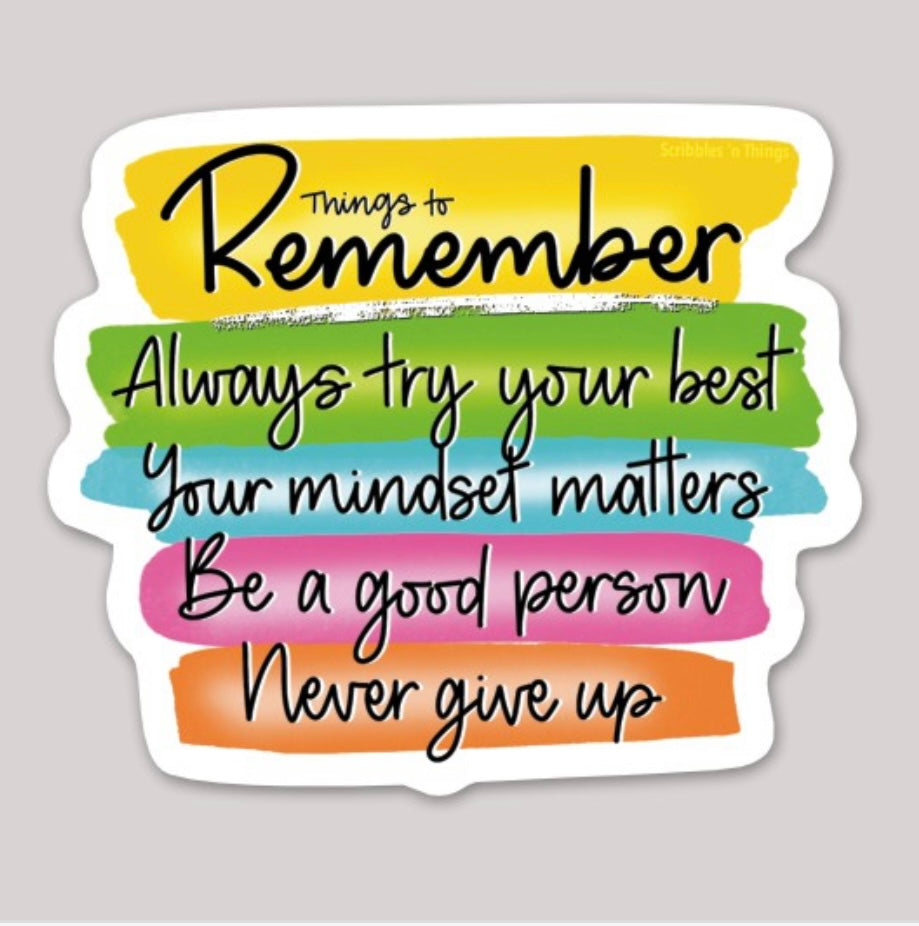 Affirmation Sticker